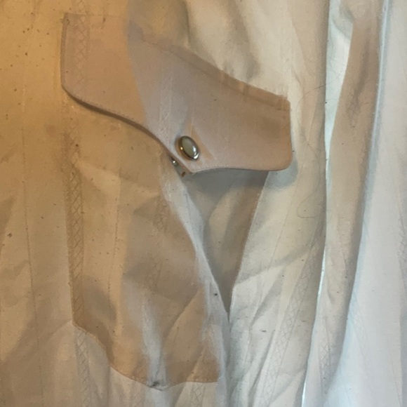 Panhandle Slim White Casual Button Down Shirt - Picture 4 of 11